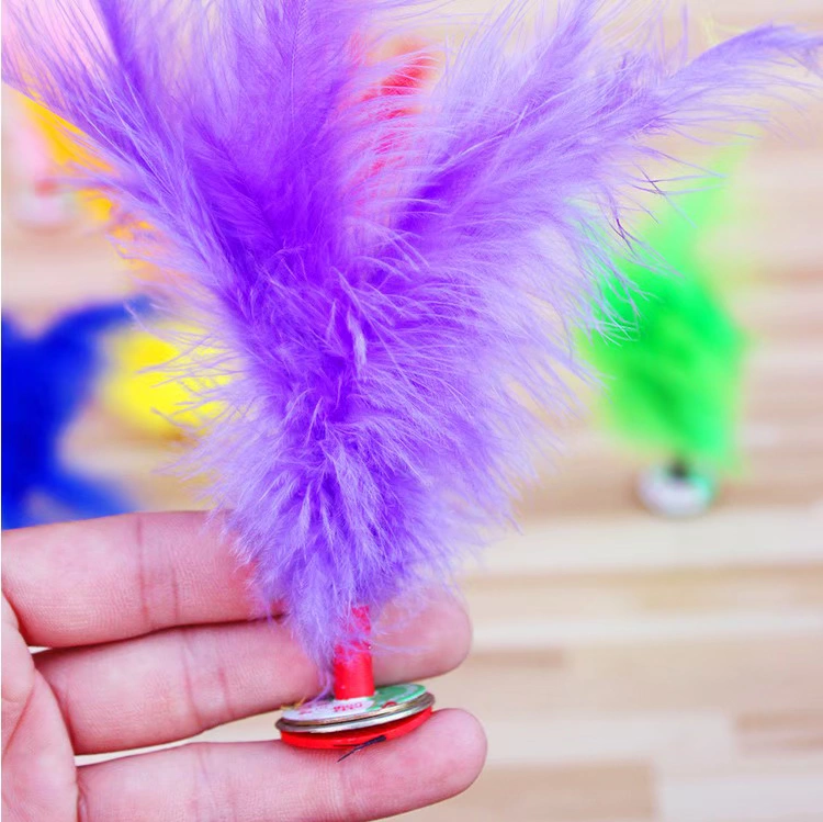 Handmade Handmade Feather Duster Nhựa Dải sắt Học sinh Cạnh tranh Trẻ em Scorpion Đồ chơi thể hình Bán buôn - Các môn thể thao cầu lông / Diabolo / dân gian cầu đá lông vịt