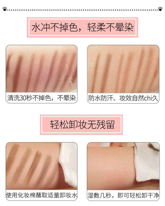 Hàn Quốc ETUDE NHÀ Idy House đôi đầu xoay tự động bút chì lông mày Alice xác thực - Bút chì lông mày / Bột / Stick bảng màu chì kẻ mày the face shop