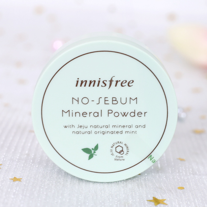 Hàn Quốc chính hãng innisfree Yue thơ phong cách bột khoáng bạc hà 5g dầu kiểm soát phấn trang điểm - Quyền lực phấn phut kiềm dầu