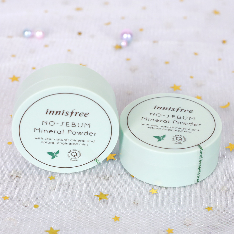 Hàn Quốc chính hãng innisfree Yue thơ phong cách bột khoáng bạc hà 5g dầu kiểm soát phấn trang điểm - Quyền lực phấn phut kiềm dầu