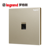 Rogrand switch socket panel Shidian network cable socket dual computer TV socket panel Audio plug d