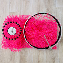 Light swimming braided line thick fish guard net glued anti-hanging wear-resistant quick-drying fish pocket without mouth cloth stainless steel positioning flying knock