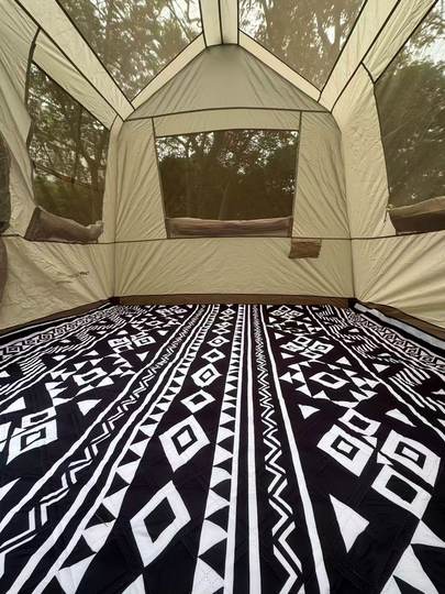 帐篷内专用酷迪8京城豪斯屋脊6帐篷内垫铝膜户外防潮垫露营地垫