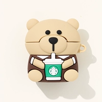 【Airpods Pro оболочка】 Starbucks Bear (зеленая чашка)