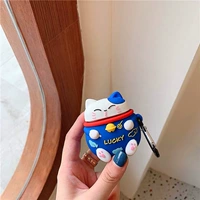 [Airpods1/2 Общая защитная крышка] Blue Lucky Catal Cat
