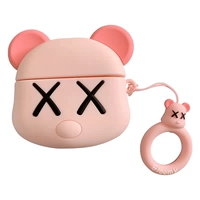 [Airpods1/2 Общая защитная крышка] Pink Bistent Bear