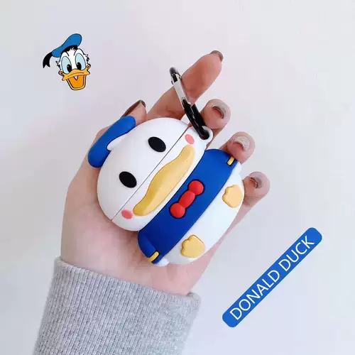 Apple, защитный чехол, силиконовые креативные беспроводные брендовые мультяшные наушники для влюбленных, bluetooth, iphone