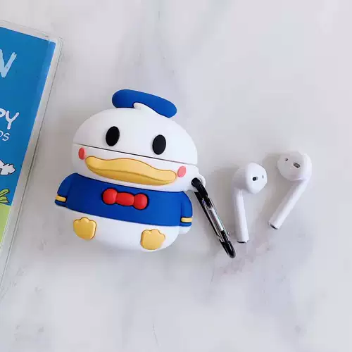 Apple, защитный чехол, силиконовые креативные беспроводные брендовые мультяшные наушники для влюбленных, bluetooth, iphone