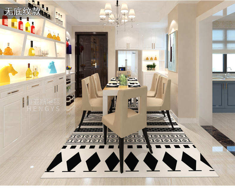 Bắc Âu thảm phòng khách sofa bàn cà phê mat hiện đại mạng đỏ ins đơn giản phòng ngủ đầu giường đầy đủ cửa hàng phòng tùy chỉnh - Thảm thảm cuộn