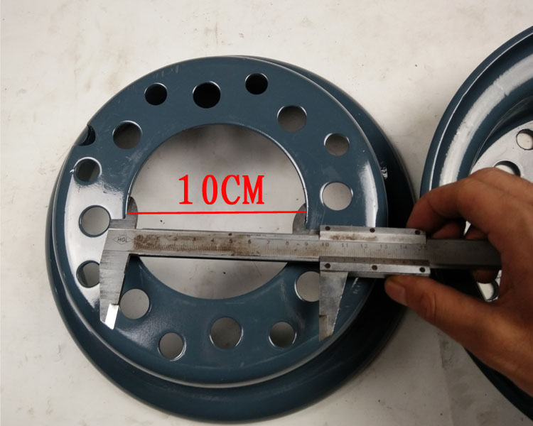 Heli xe nâng tay lái Heli 3 tấn xe nâng phía sau vành 650-10 bánh xe trung tâm phụ kiện lực liên kết - Rim mâm đúc xe ô tô