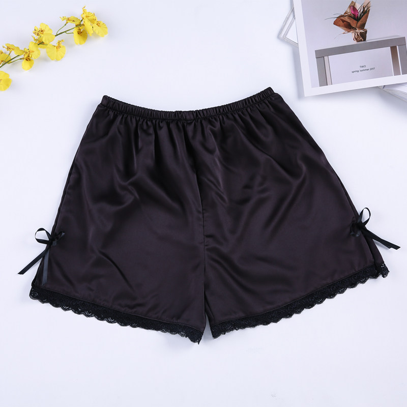 Silk Forged Pajama Pants Women's Summer Shorts Loose Large Size Thin Home Pants Home Shorts Casual Living Pants Ice Silk