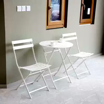 New photography props folding chair high-legged iron lovers location shooting props photo studio travel Sea View chair