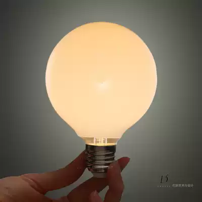 DZZ lamp's art E27 screw mouth large diameter Dragon Ball green energy-saving LED incandescent milk white transparent bulb