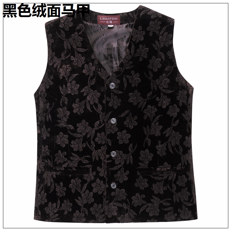 Phụ nữ trung niên áo ghi lê bà già bà già mùa thu và mùa đông dày áo ghi lê để tăng chất béo cardigan vest không tay vest bộ vest nữ