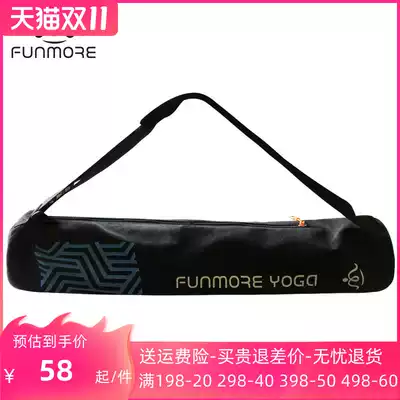 Sanmao multifunctional yoga bag female canvas material yoga mat backpack sports fitness yoga mat storage bag bag