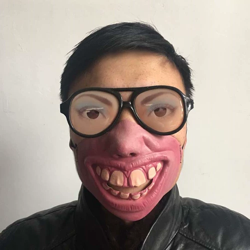 Douyin Funny Mask Pig Bayi Нос латекс маска маска свиньи наполовину носи