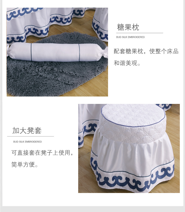 Beauty bedspread bông denim bedspread liệu pháp xoa bóp bộ giường của các câu lạc bộ dành riêng SPA có thể được tùy chỉnh - Trang bị tấm ga giường spa giá rẻ