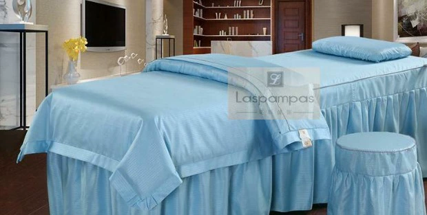 Màu sắc đẹp cơ thể bao gồm giường bốn mảnh bộ cơ thể massage bàn lanh bộ khăn trải giường đặt