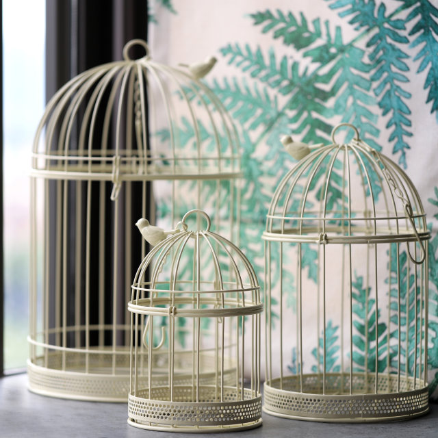 BAOZAKKA Japanese-style balcony good morning bird decoration birdcage gardening birdcage home garden shop display decoration