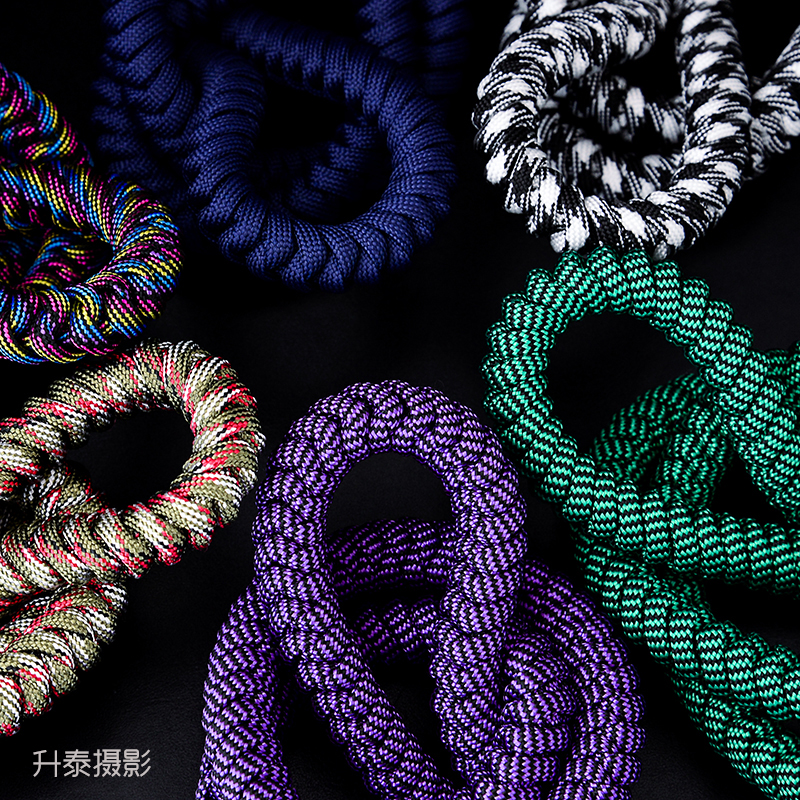 Original literature and art standard Hand knitting rope hanging neck Micro - single camera shoulder strap with personality camera strap 100cm