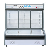 O Chi Bao Freezer 1 8M Meters Supermarket Hotel Hotel Deep Bottom Food Fresh and spicy and hot display Point Vegetable Cabinet