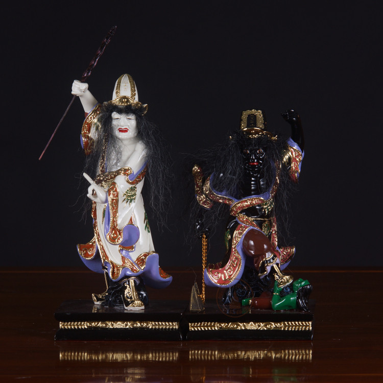 10 12 16 inch extreme color seven Ye and eight Ye stand second Ye Bo Taoist statue Religious resin crafts single price