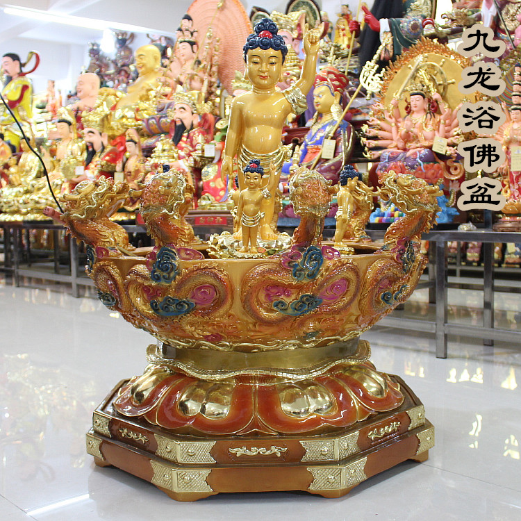Kowloon Bath Buddha Buddha Sha Ga Buddha Glass Steel Material Bath Buddha Buddha Buddha Buddha Buddha Buddha Buddha Buddha Festival 36 inches
