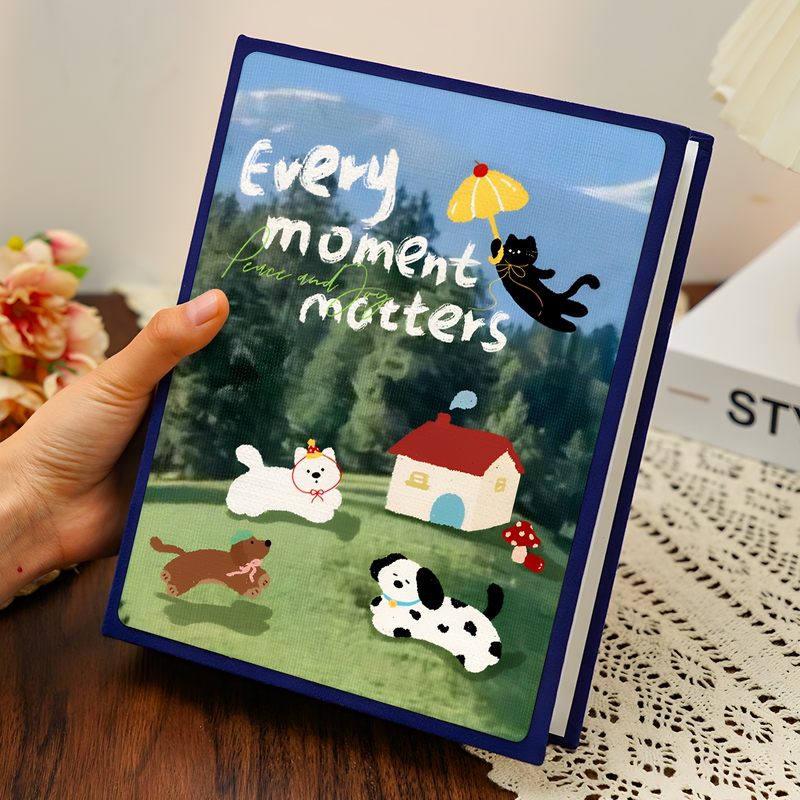 Travel Photo Album, Large-Capacity Photo Album with Inserts, 5inch 6inch Photo Storage, Family Record Album Six Travel Photo Album, Large-Capacity Photo Album with Inserts, 5inch 6inch Photo Storage, Family Record Album Six