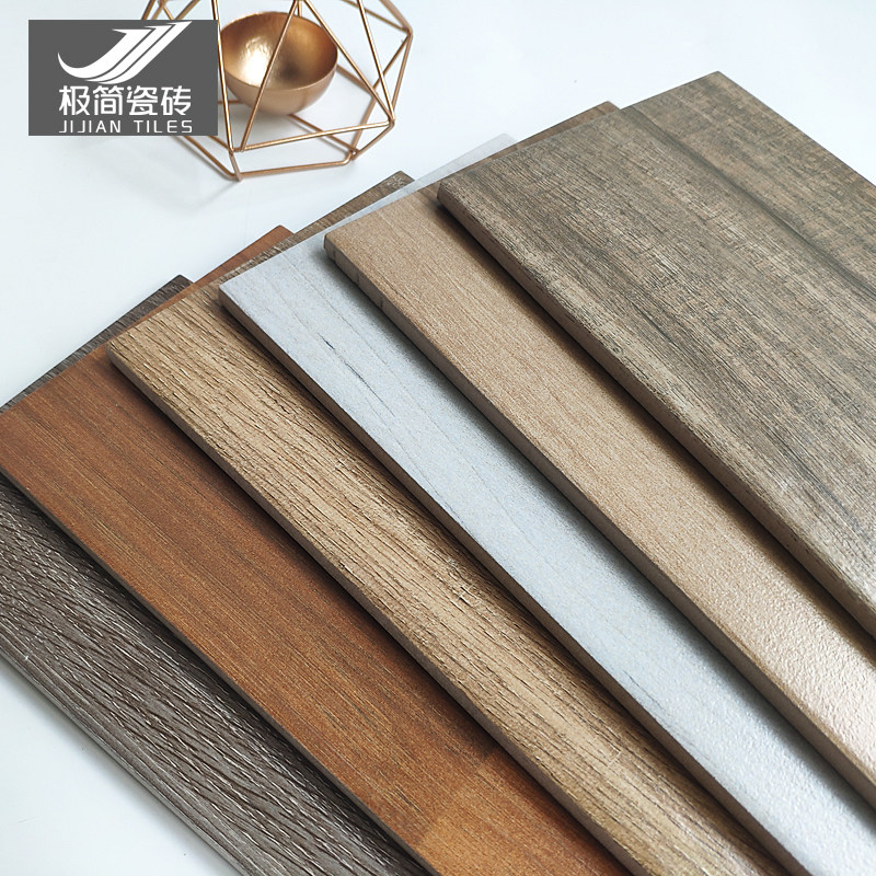Nordic wood grain floor tiles 800x150 Bedroom room Living room Dining room Imitation solid wood anti-slip tiles Antique tiles