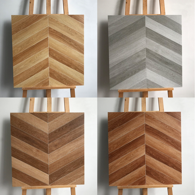 Nordic fishbone wood grain tiles 600x600 living room bedroom room floor tiles imitation solid wood herringbone floor tiles