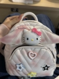 Hello Kitty, милый рюкзак, сумка через плечо, ранец, в корейском стиле