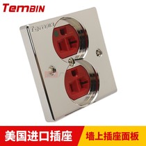 New product TEMBIN86 Type of beauty Label wall Plated Socket panel American Horpel COOPER socket core wall plug