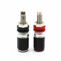 Pure copper rhodium plated Speaker terminal power amplifier horn terminal socket