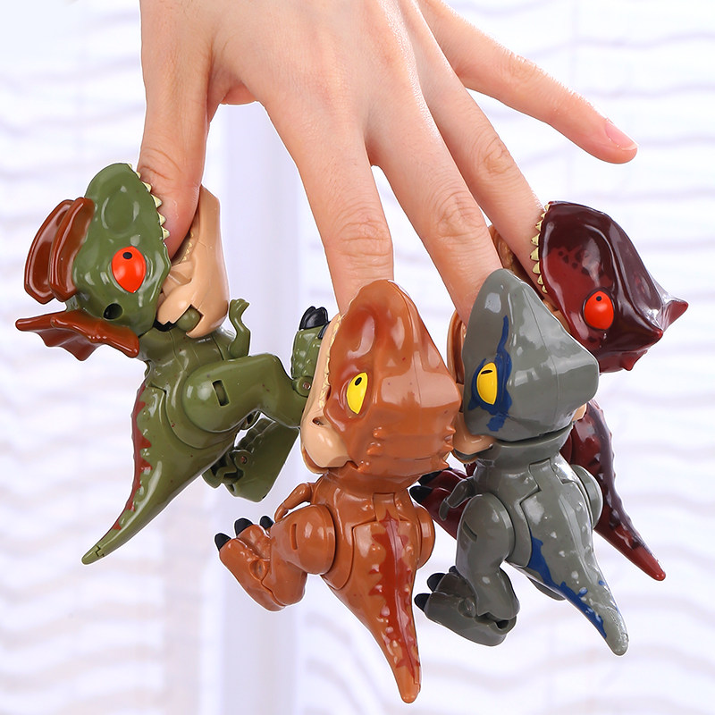 Transformed dinosaur toy King Kong Tyrannosaurus robot mecha hand-made model egg suit Tyrannosaurus children Boy