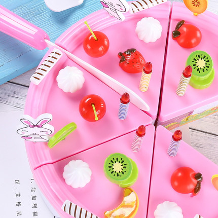 糖米 儿童生日蛋糕1-3岁男宝宝女孩益智过家家