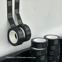 Customized small rolls of tape sealing tape hand-tearable tape bill collection stickers small rolls of Japanese paper