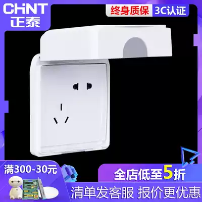 Chint waterproof box 86 plastic shell splashproof box NEH1-10300 (white)