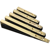 Pure copper concealed latch anti-theft sub-mother door latch concealed heaven and earth concealed latch channel door latch anti-lock extended latch