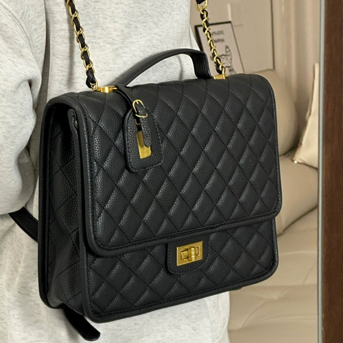 Рюкзак, универсальная сумка через плечо, небольшая сумка, дизайнерская сумка на одно плечо, в стиле Шанель, тренд сезона