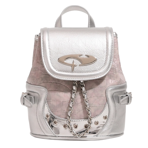 Оригинальный розовый рюкзак, небольшая дизайнерская сумка через плечо, тренд сезона