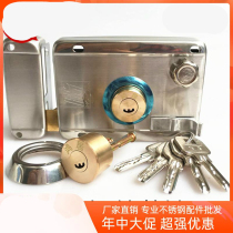 Locked outside 304 stainless steel door lock outside door lock wooden door lock stolen iron door old style