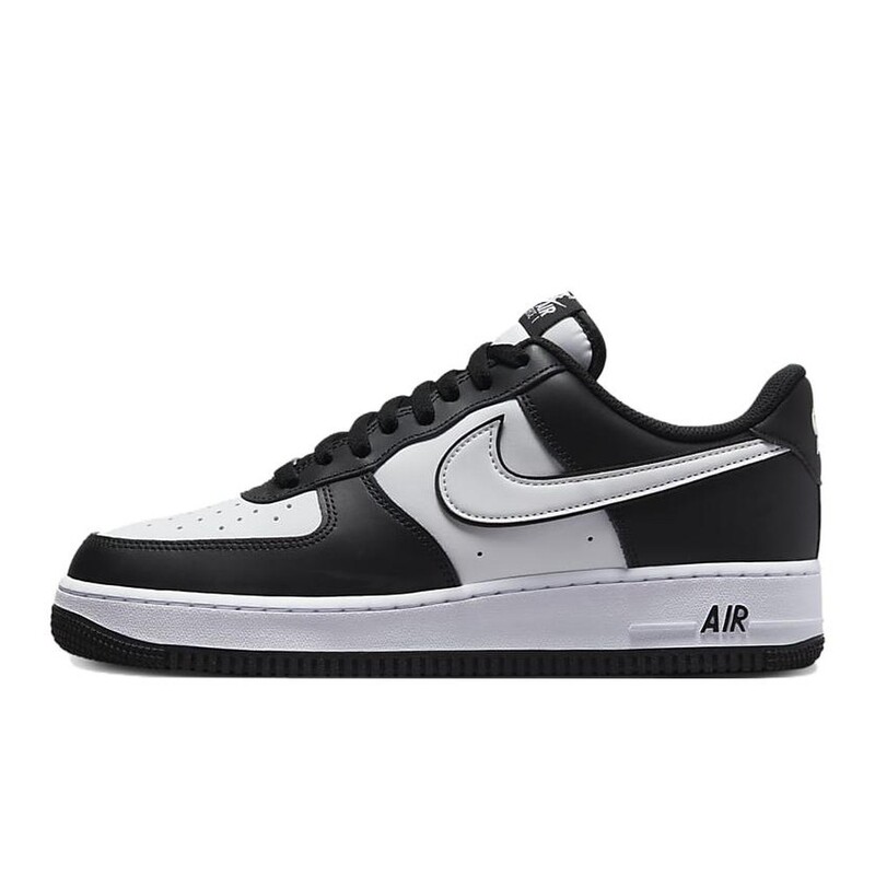 Nike Air Force 1'Panda' Leather Casual Wear-Resistant Low-Top Sneakers, Same Style for Men and Women