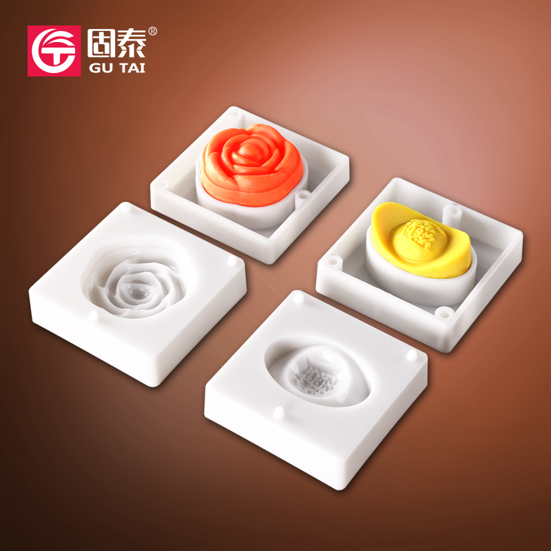 Gooteflipping Sugar Mold Cake Pastry Mold Green Bean Cake Ice Leather Mooncake Mold Baking Tool Rose Meta