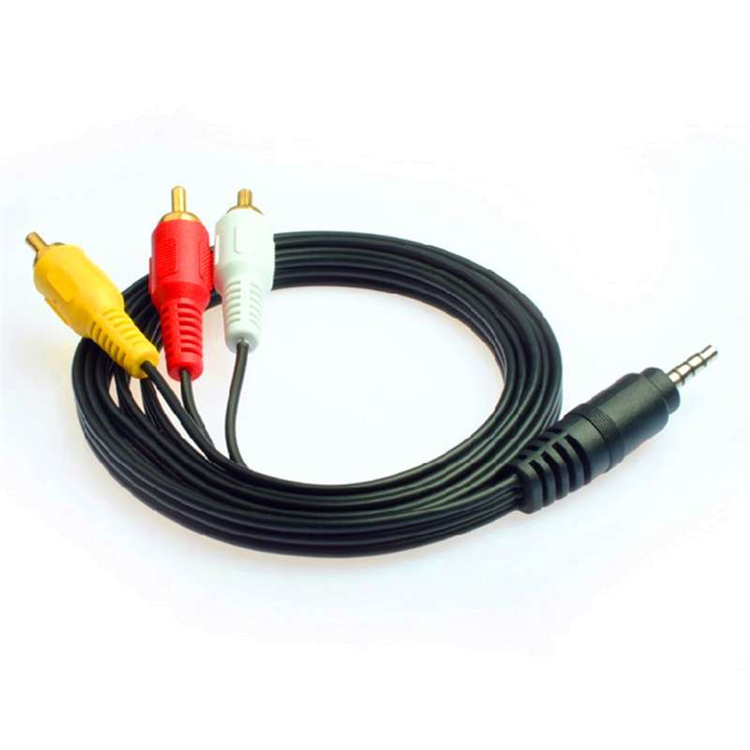 1 5 meters 3 5-3RCA one point three Lotus line 3 5 Audio Video 1 5m batch computer accessories wholesale