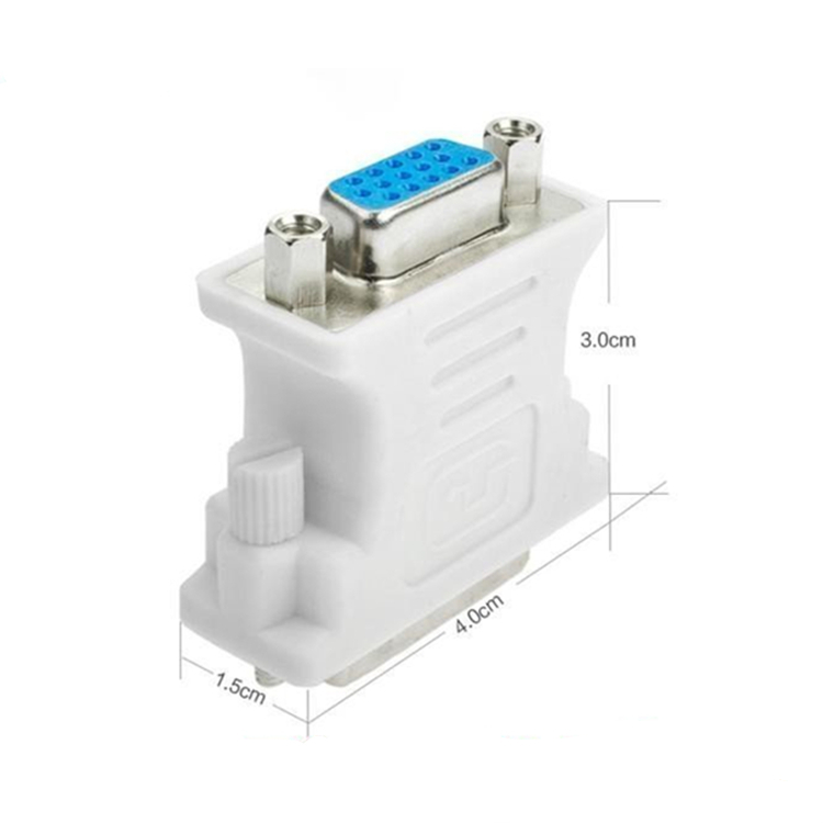 DVI to VGA adapter 24 5-pin DVI to VGA hole computer TV display connection conversion