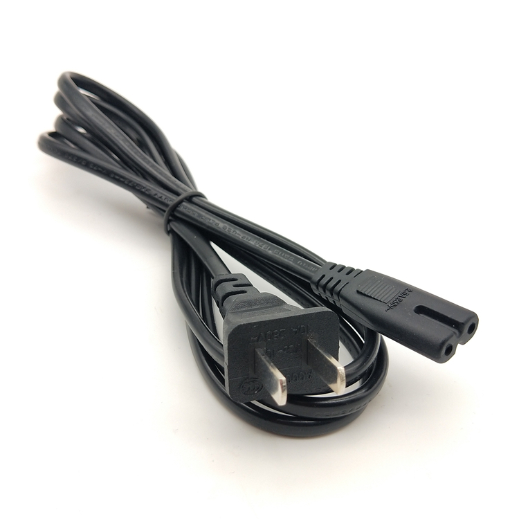 Two-hole 8-character computer power cord desktop computer monitor printer power cord computer accessories supply