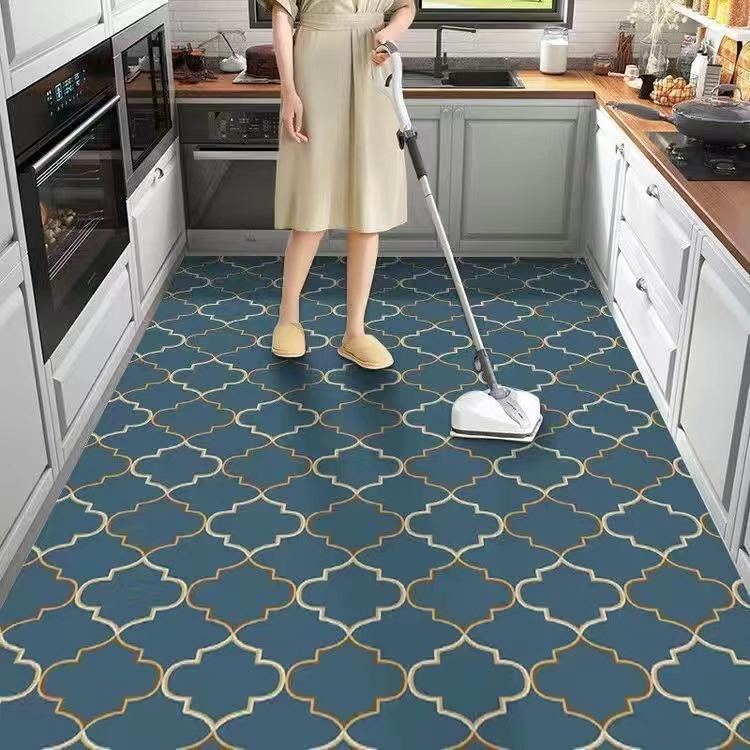 Kitchen-specific floor mats, diatom mud, water-absorbent, non-slip, anti-oil, no-wash mats, household dirt-resistant full-cover carpets, customizable