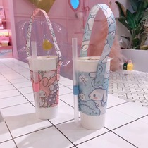 New multi-cartoon milk tea cup cover pudding dog Laurel dog drink packing bag Gemini Star environmental protection tote bag