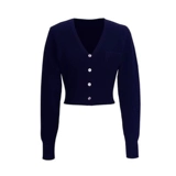 Кардиган, рубашка, мини-юбка, комплект, приталенный свитер, корсет, 3 предмета