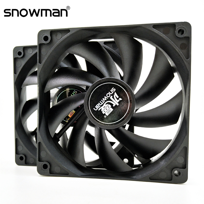 Ice Man ultra silent 12CM Host shell Fan Desktop Host Computer 12 cm Host shell Cooling fan 12V No light